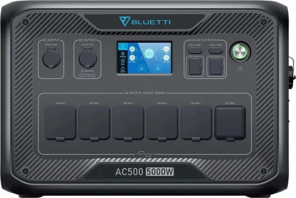 Зарядна станція BLUETTI AC500 + B300K Expansion Battery (EU) Бренд: BLUETTI; Розетка AC 230В: 6; USB