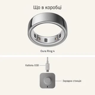 Oura Ring 4 Silver Size 14 (JZ90-54217-14)