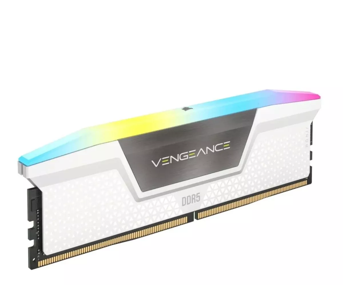 Corsair 32GB (2x16GB) 6000MHz CL36 Vengeance RGB Intel White (CMH32GX5M2E6000C36W) EU Серія: Vengeance RGB; Тип пам'яті: DDR5;