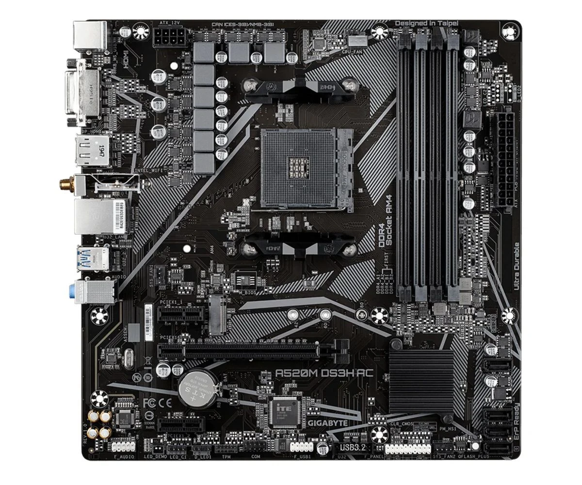 Gigabyte A520M DS3H AC EU