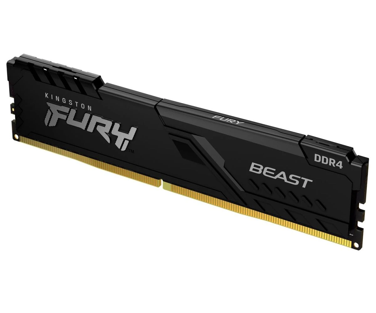 Kingston FURY 128GB (4x32GB) 3200MHz CL16 Beast Black (KF432C16BBK4/128) EU Серия: Beast; Тип памяти: DDR4; Общая