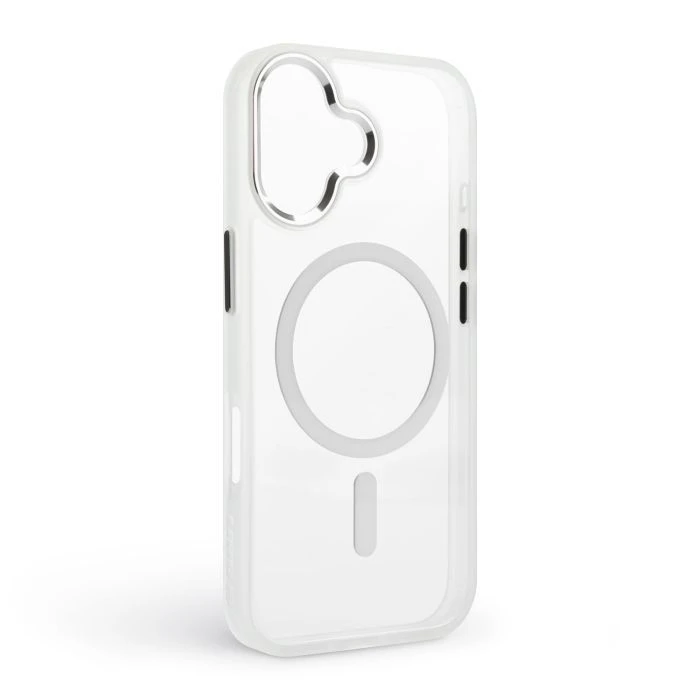 Чохол для мобільного телефону Armorstandart Unit MagCase Apple iPhone 17 Clear Silver + Pink Button Set (ARM90580) (UA) Тип чохла для телефону: