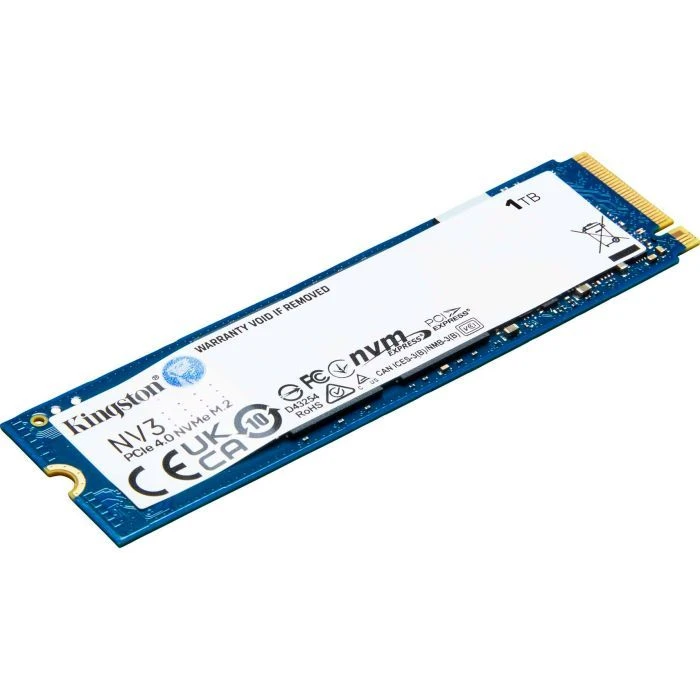 M.2 2280 1TB Kingston (SNV3S/1000GBK) (UA) Тип накопичувача: внутрішній;