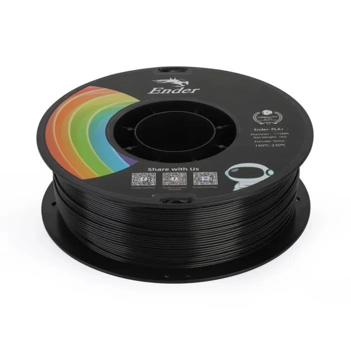 Пластик для 3D-принтера Creality PLA+ 1кг, 1.75мм, чорний (3301010306) (UA) Тип пластику: PLA+; Діаметр: 1.75 мм;