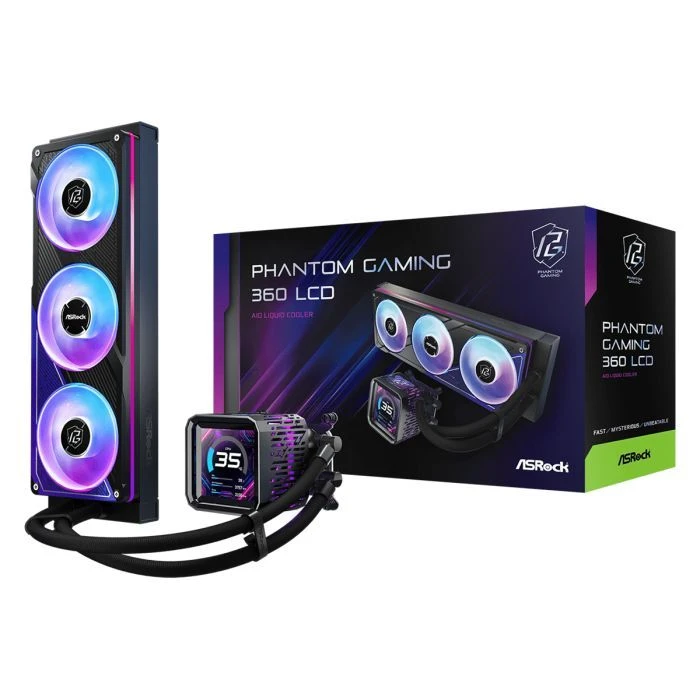 Система рідинного охолодження ASRock PHANTOM GAMING 360 LCD (UA)