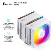 Система жидкостного охлаждения JONSBO CB80 White (UA)