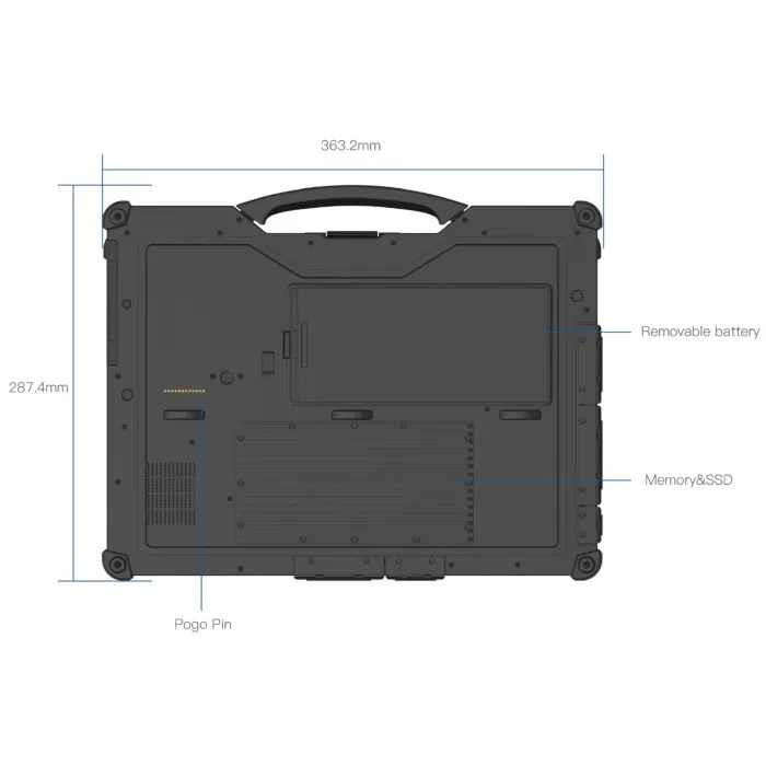 Vinga Scout X14A (X14A-1235161024B) (UA) Тип ноутбука: захищений,