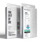 Чохол для мобільного телефону Armorstandart Unit MagCase Apple iPhone 17 Air Clear Silver + Pink Button Set (ARM90584) (UA)