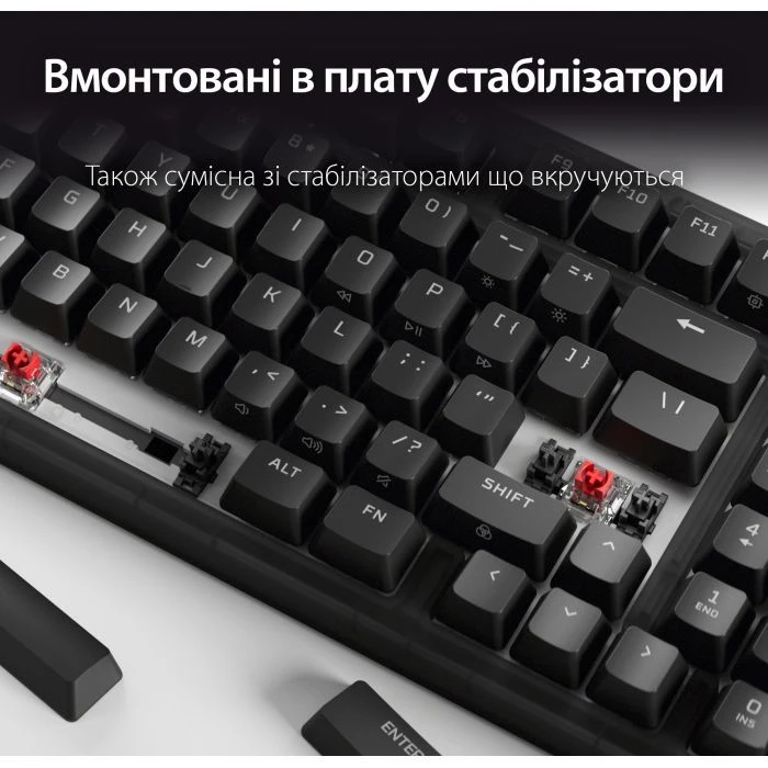 HyperX Origins 2 65 HX Red USB UA Black (B4QS3AA) (UA)