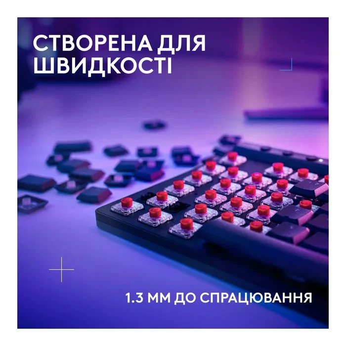 Logitech G515 TKL Lightspeed GL Tactile RGB Wireless/Bluetooth/USB UA Black (920-014075) (UA)