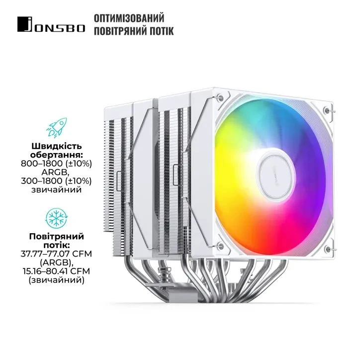 Система рідинного охолодження JONSBO CB80 White (UA)