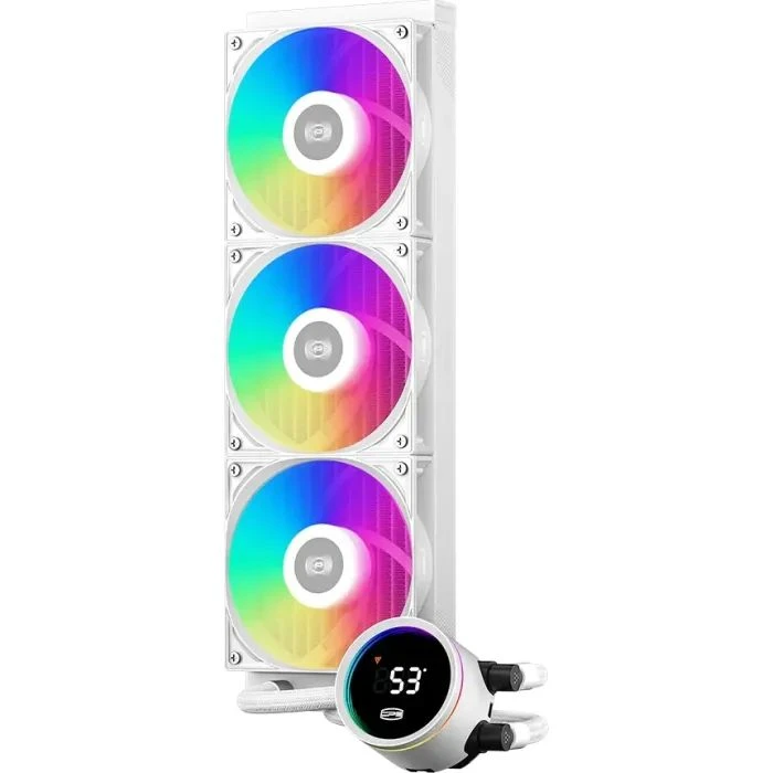 Система рідинного охолодження PcCooler DA360 Pro ARGB WH (DA360Pro-WHAWXX-GL) (UA) Для процесорів: INTEL, AMD; Сокет: 1156,
