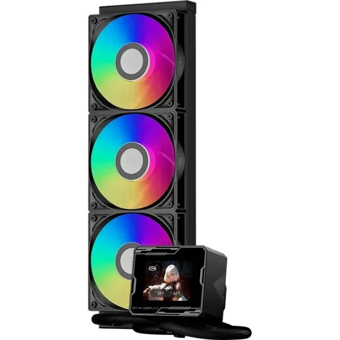 Система жидкостного охлаждения PcCooler GT360M ARGB Display BK (UA)