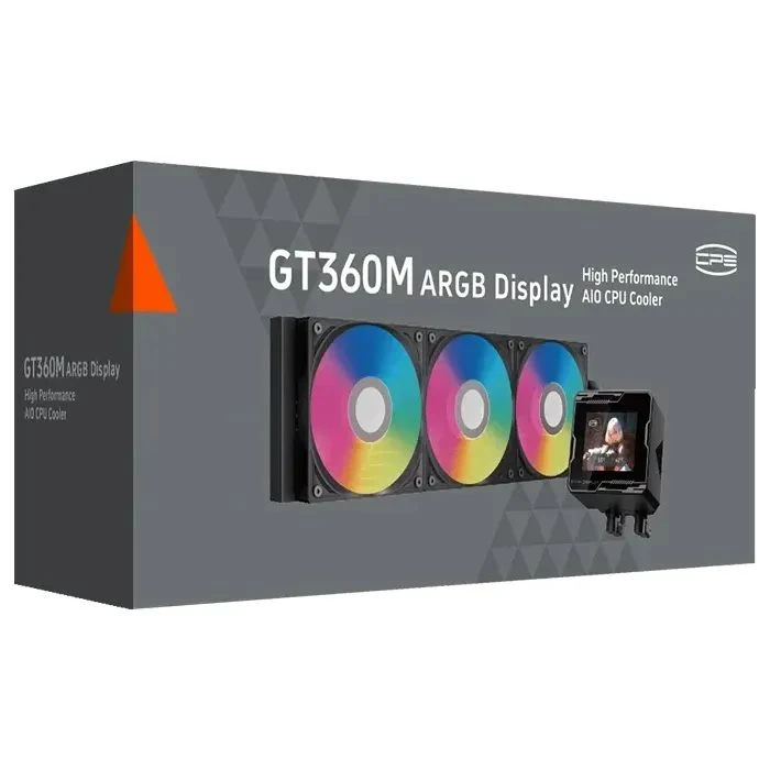 Система жидкостного охлаждения PcCooler GT360M ARGB Display BK (UA)