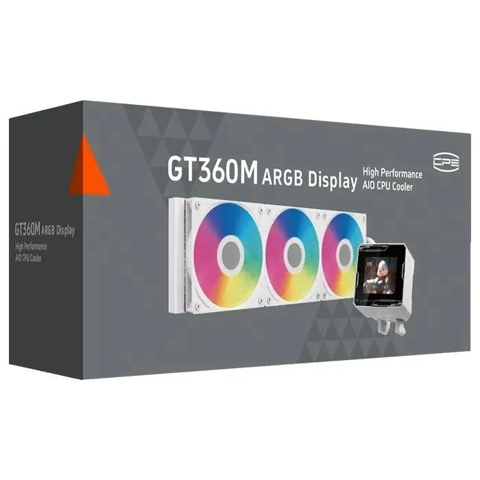 Система жидкостного охлаждения PcCooler GT360M ARGB Display WH (UA)