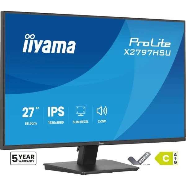 iiyama ProLite X2797HSU-B1 (UA) Бренд: iiyama; Диагональ экрана,