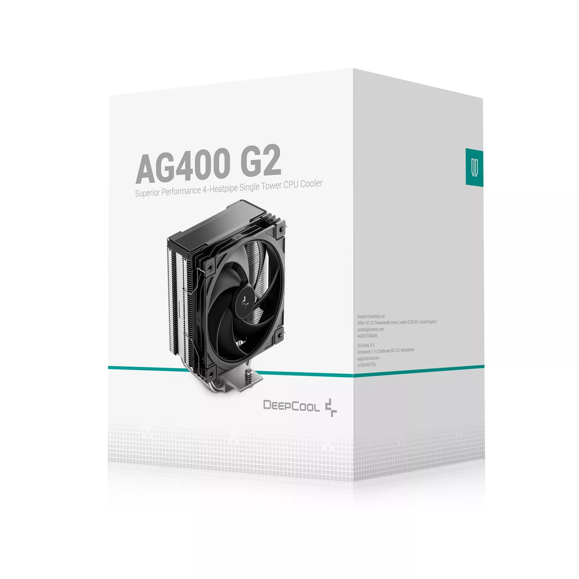 Кулер процесорний DeepCool AG400 G2 (R-AG400-BKNPMG2-G) (UA)