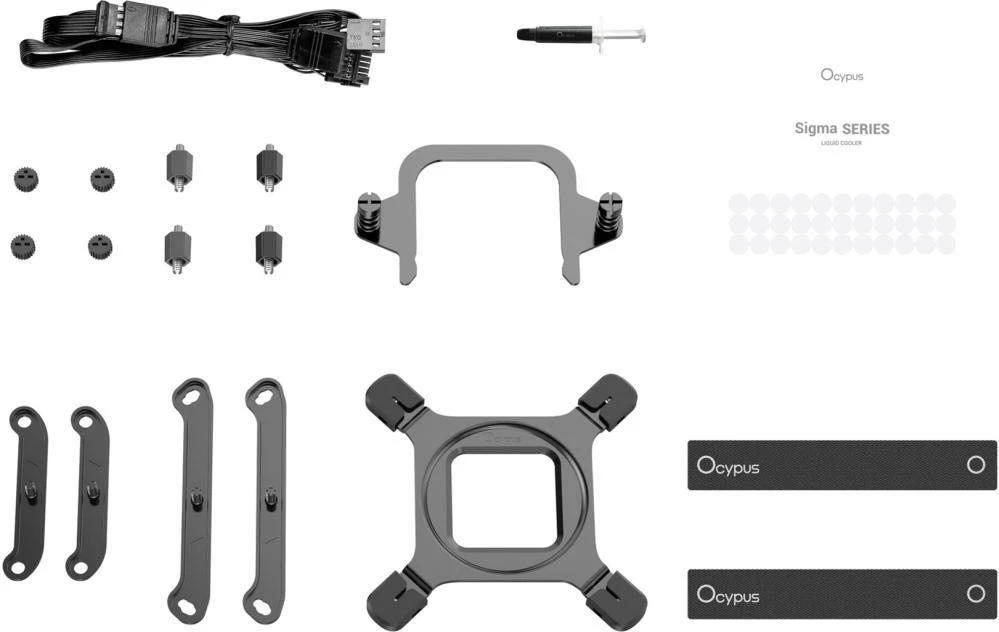 Водяне охолодження Ocypus SIGMA L36 BK ARGB (SIGMA-L36-BK3AAWWN00X-GL) (UA)