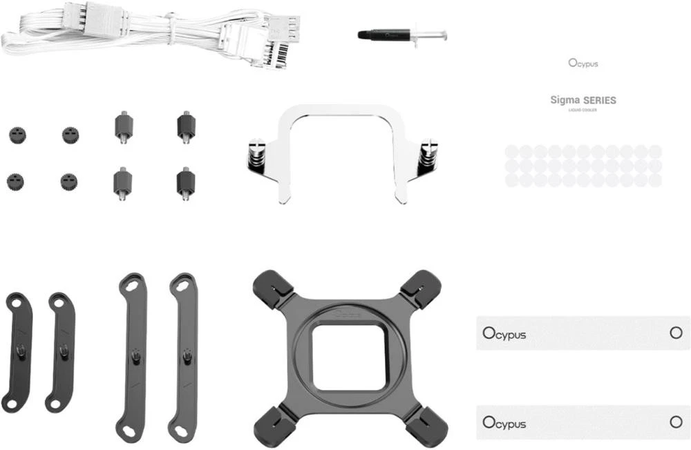 Водяное охлаждение Ocypus SIGMA L36 WH ARGB (SIGMA-L36-WH3AAWWN00X-GL) (UA)