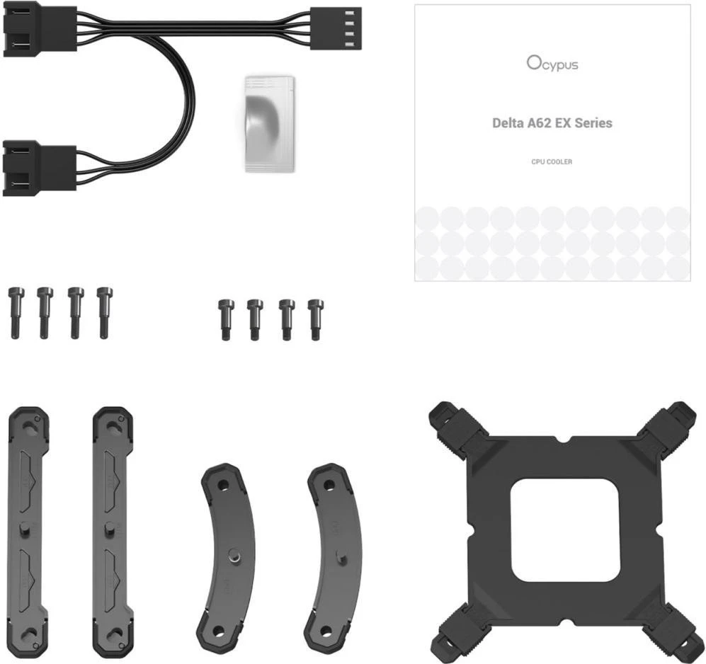 Повітряне охолодження Ocypus DELTA A62 EX Digital BK (DELTA-A62-BK2NNWD00E-GL) (UA)