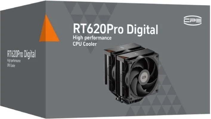 Воздушное охлаждение PCCooler RT620 Pro Digital Black (RT620PRO-BKNWYL-GL) (UA)