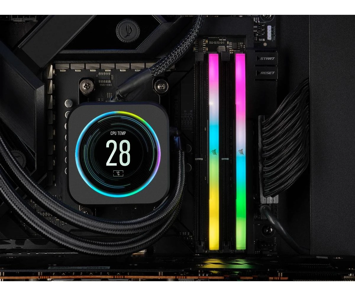 Corsair 16GB (2x8GB) 6000 CL36 Vengeance RGB (CMH16GX5M2E6000Z36) EU Серія: Vengeance RGB; Тип пам'яті: DDR5;