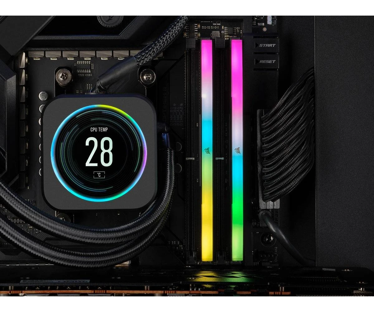 Corsair 16GB (2x8GB) CL40 5200 Vengeance RGB (CMH16GX5M2B5200Z40) EU