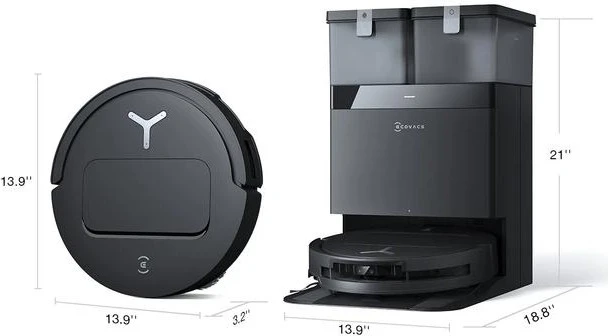 Робот-пилосос з вологим прибиранням ECOVACS Deebot T50 Pro Omni Gen2 Black Бренд: ECOVACS; Сила всмоктування,