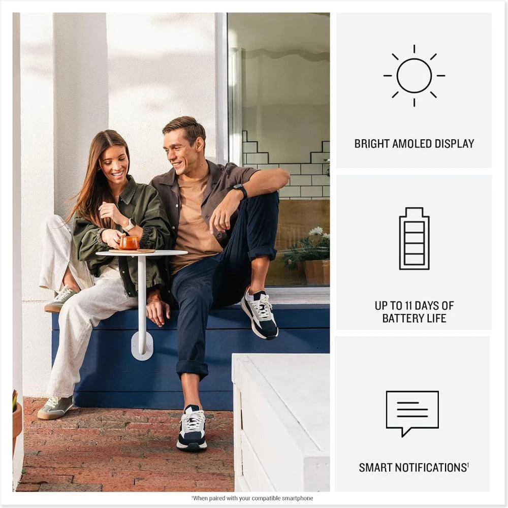 Смарт-часы Garmin Vivoactive 6 Slate with Pebble Grey Band (010-02985-04)