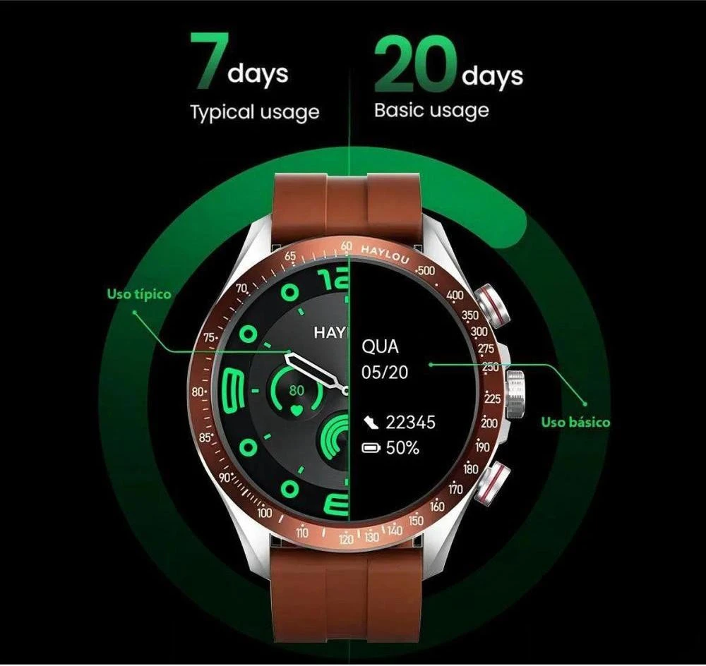 Смарт-годинники Haylou Solar Pro LS18 Brown