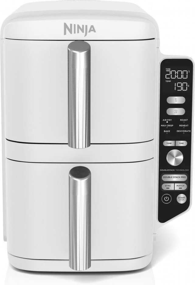 Мультипіч NINJA Double Stack XL 2-Level Air Fryer 9.5L (SL400EUWH) Бренд: NINJA; Потужність, Вт: 2470;