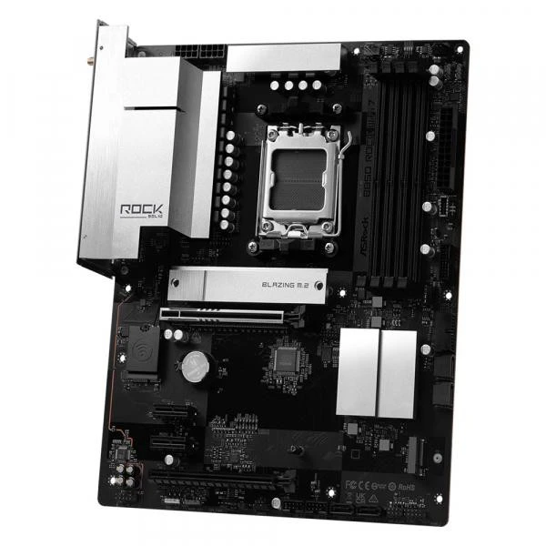 ASRock B850 Rock WiFi 7 (UA) Бренд: ASRock; Тип разъема CPU: Socket AM5;