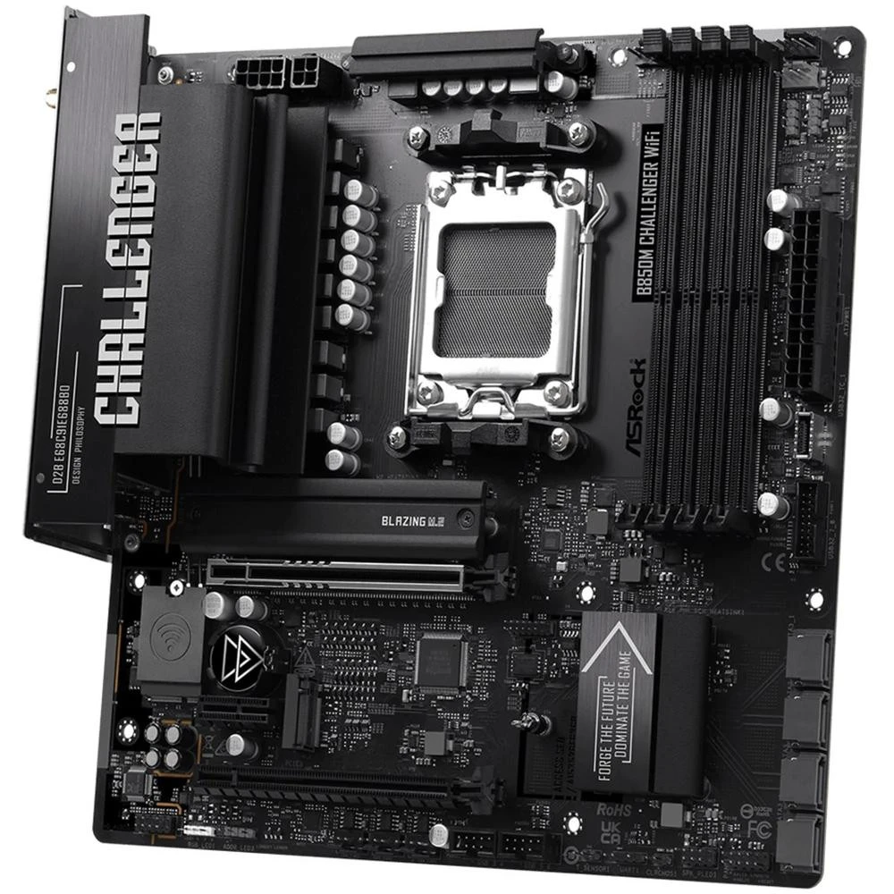 ASRock B850M Challenger WiFi (UA) Бренд: ASRock; Тип разъема CPU: Socket AM5;