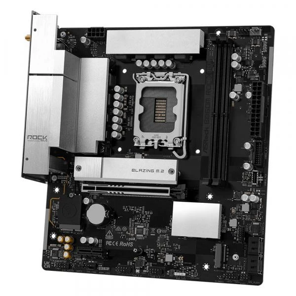 ASRock B860M Rock WiFi (UA) Бренд: ASRock; Тип роз'єму CPU: Socket 1851;