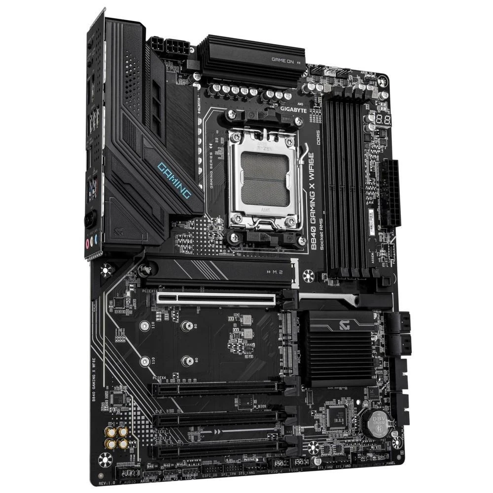 GIGABYTE B840 GAMING X WIFI6E (UA) Бренд: GIGABYTE; Тип разъема CPU: Socket