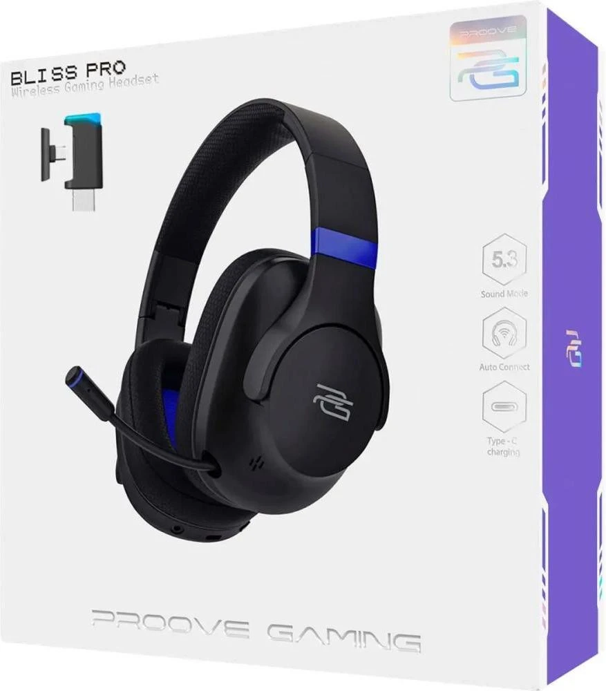 Proove Gaming Bliss Pro Wireless Black (GHBLPPP10001)