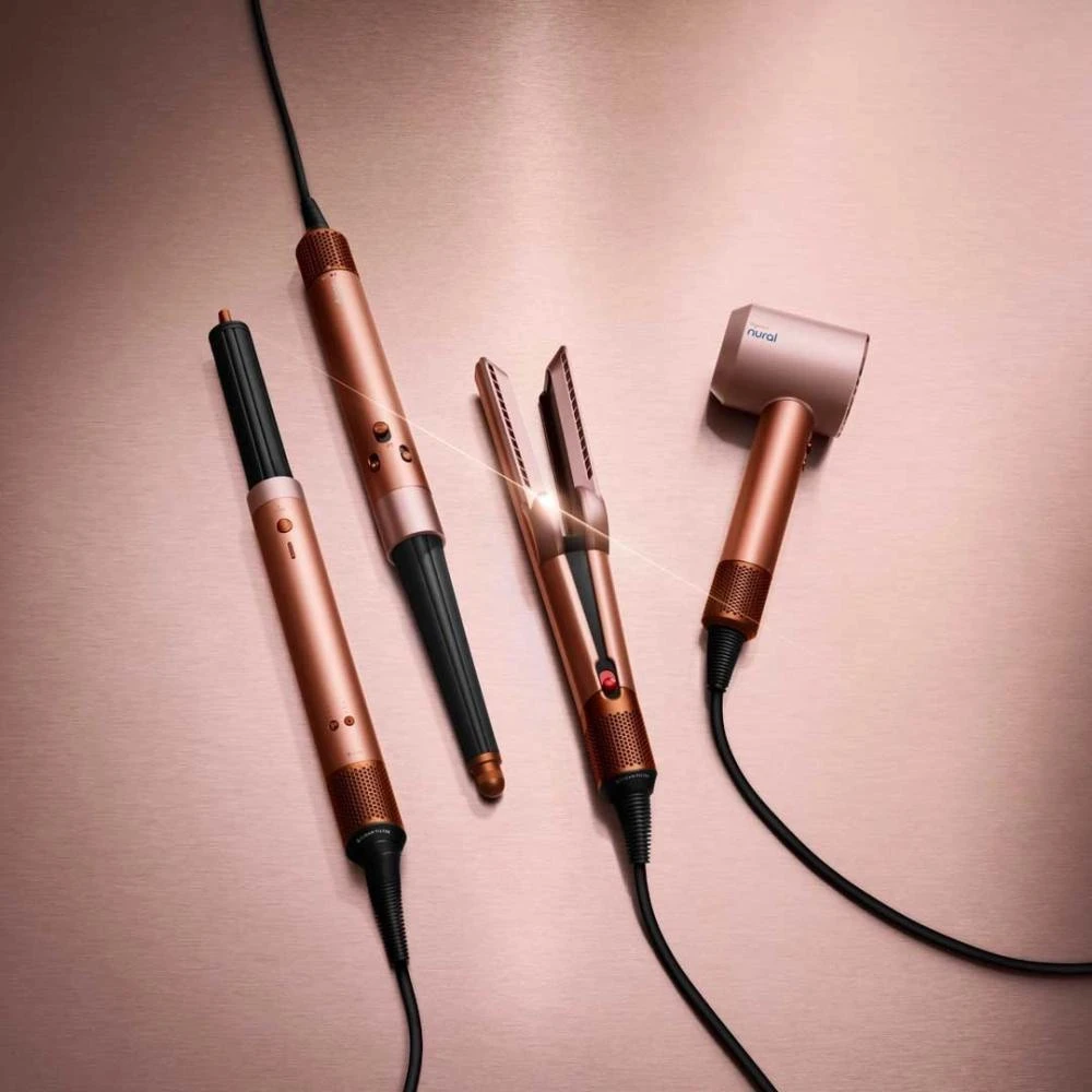 Dyson Supersonic HD16 Nural Hair Dryer Straight+Wavy Amber Silk (143644-01)