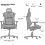Anda Seat Kaiser Frontier XL Black (AD12YXL-17-B-PV) (UA)