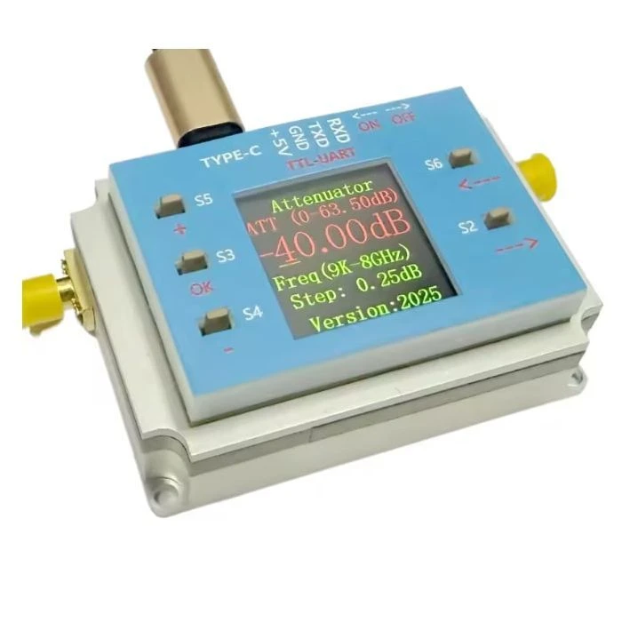 Аттенюатор LIYCH A60DB 3G-6G-8G-12G Digital Programmable Attenuator Step 0.25 (Attenuator 60DB Step 0.25DB) (UA) Частота: 9K-3GHz, 9K-6GHz, 9K-8GHz, 9K-12GHz;