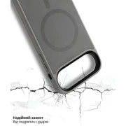 Чехол для мобильного телефона BeCover FIBRA ArcLine MagSafe Apple iPhone 17 Air Gray (715377) (UA)
