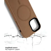 Чехол для мобильного телефона BeCover FIBRA ArcLine MagSafe Apple iPhone 17 Brown (715373) (UA)