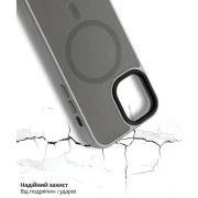 Чехол для мобильного телефона BeCover FIBRA ArcLine MagSafe Apple iPhone 17 Gray (715374) (UA)