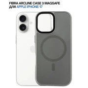 Чехол для мобильного телефона BeCover FIBRA ArcLine MagSafe Apple iPhone 17 Gray (715374) (UA)