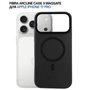 Чехол для мобильного телефона BeCover FIBRA ArcLine MagSafe Apple iPhone 17 Pro Black (715381) (UA)