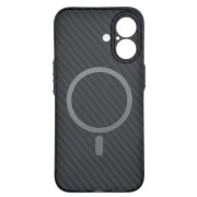 Чехол для мобильного телефона BeCover FIBRA Carbonite MagSafe Apple iPhone 17 Black (715406) (UA)