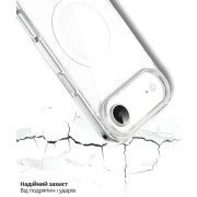 Чохол для мобільного телефону BeCover FIBRA Crystal MagSafe Apple iPhone 17 Air (715367) (UA)