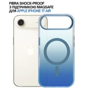 Чехол для мобильного телефона BeCover FIBRA Shock-Proof MagSafe Apple iPhone 17 Air Blue (715451) (UA)