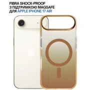 Чехол для мобильного телефона BeCover FIBRA Shock-Proof MagSafe Apple iPhone 17 Air Gold (715455) (UA)