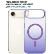Чехол для мобильного телефона BeCover FIBRA Shock-Proof MagSafe Apple iPhone 17 Air Light Purple (715456) (UA)