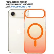 Чехол для мобильного телефона BeCover FIBRA Shock-Proof MagSafe Apple iPhone 17 Air Orange (715457) (UA)